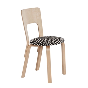 Silla de Comedor artek 66 Abedul/ Cebra