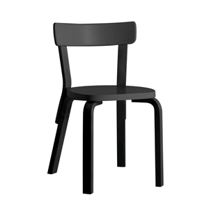 Silla de Comedor artek 69 Negro