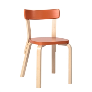 Silla de Comedor artek 69 Naranja