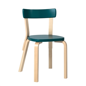 Silla de Comedor artek 69 Abedul/ Petróleo