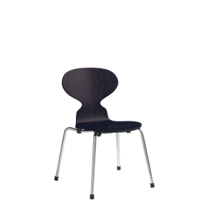 Fritz Hansen Myren Silla Infantil Cromo/ Azul Medianoche 890