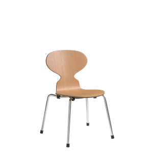 Fritz Hansen Myren Silla Infantil Cromo/Pino Oregón