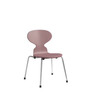 Fritz Hansen Myren Silla Infantil Cromo/Rosa Salvaje 630