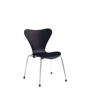 Fritz Hansen Serie 7 Silla Infantil Cromo/890 Azul Medianoche