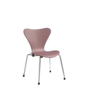 Fritz Hansen Serie 7 Silla Infantil Cromo/630 Wild Rose