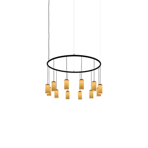 Santa & Cole Cirio Circular S Lámpara Colgante Blanco/Porcelana