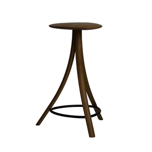 Taburete Clover de La Colección Ro en Roble Negro Aceitado
