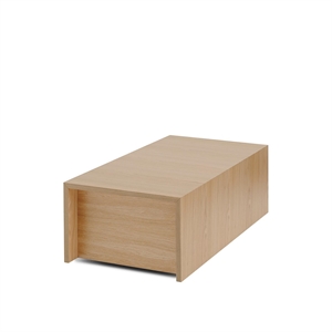 Mesa de Centro Modular Muuto Connect Pequeño de Roble Lacado