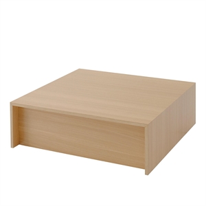 Mesa de Centro Modular Muuto Connect Grande de Roble Lacado
