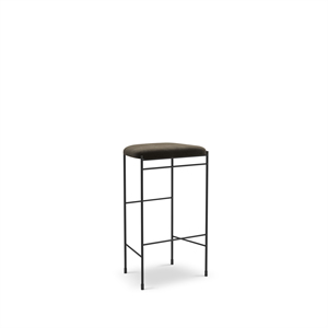 Silla de Bar Covent New Works Tapizada en Piel Alta Havanna 30258