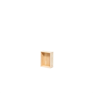 Mesa Auxiliar The Crate L37,5 de Madera y Verde de Established & Sons