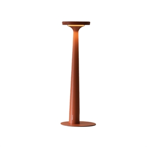 Lámpara de Mesa Karman Papiria, Rojo Mate .