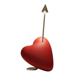 Lámpara de Mesa Karman Kuore Rojo