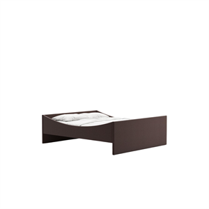 Estructura de Cama Curva Rye Sleep 180x210 Marrón Oscuro