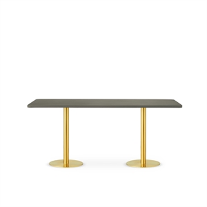 Mesa de Centro Design By Us Skins 174x74 Dorada/musgo