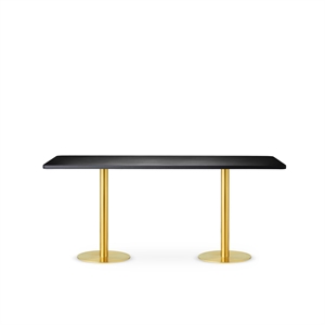 Mesa de Centro Design By Us Skins 174x74 Dorada/ Negro