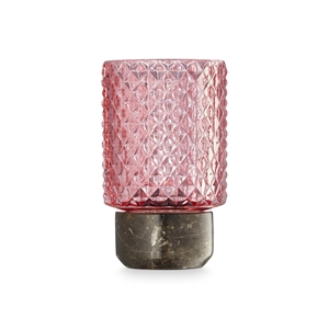 Candelabro Hurricane Marrón Oscuro/rosa, Design By Us de Sons Of Marble