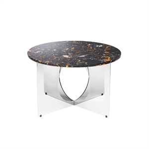 Mesa de Centro This Is Art , Design By Us, Cromo y Negro.