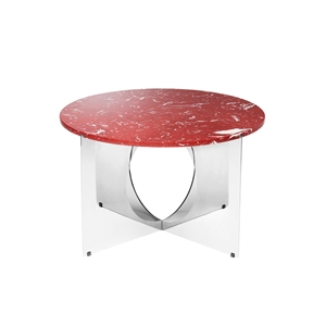 Mesa de Centro This Is Art, Design By Us , Cromo/burdeos