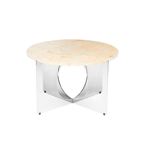 Mesa de Centro This Is Art , Design By Us, Cromo y Crema.