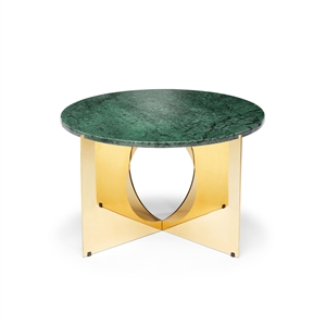 Mesa de Centro de Mármol Dorado y Verde Design By Us.