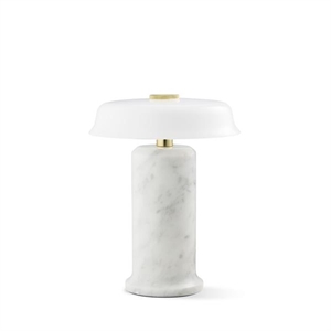 Lámpara Portátil Design By Us Trip No. 2, Mármol de Carrara/ópalo Brillante