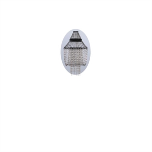 Lámpara de Lámpara de pared DCWédtions C de acero inoxidable/ Negro