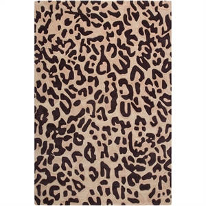 Alfombra Decotique Leopard 250x350 cm Marrón