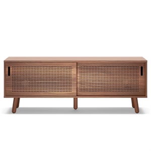 Banco de TV Departamento Ray 150 cm Nuez