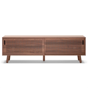 Banco de TV Departamento Ray 180 cm Nuez