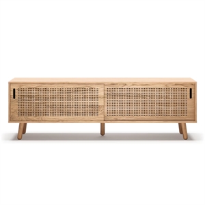 Banco de TV Departamento Ray 180 cm Roble