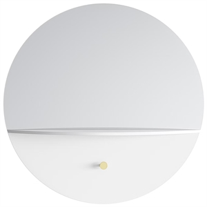 Espejo de pared Departamento Pie B 80 Blanco