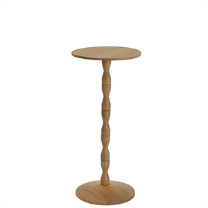 Design House Stockholm Mesa Auxiliar con Pedestal de Roble