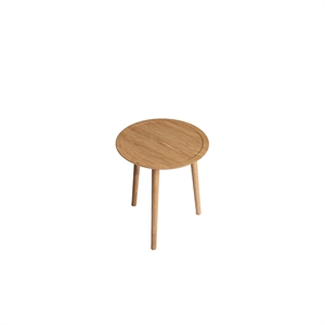 Mesa de Centro Dodona de La Colección Ro, Ø46, Roble Aceitado