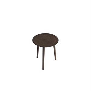 Mesa de Centro Dodona de La Colección Ro, Ø46, Roble Ahumado