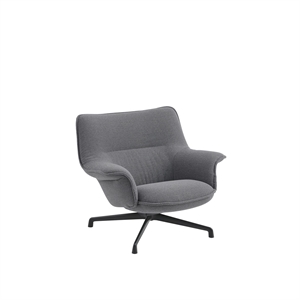 Muuto Doze Sillón Respaldo Bajo Ocean 80/Negro Antracita