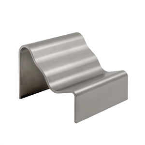 Banco Muuto Dream View 100 cm Aluminio Pulido