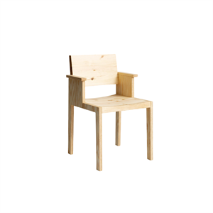 Silla de Comedor Vaarnii 016 Maasto con Reposabrazos Natural