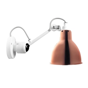 Lampe Gras N304 Cableado Blanco y Cobre Lámpara de Pared