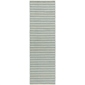 Alfombra Decotique Dune 75x250 Azul Polvoriento/ Marfil