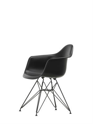 Silla de Comedor Vitra Eames Plastic DAR RE Deep Black/ Negro