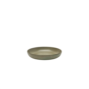 Placa profunda Serax Surface L color verde camuflaje