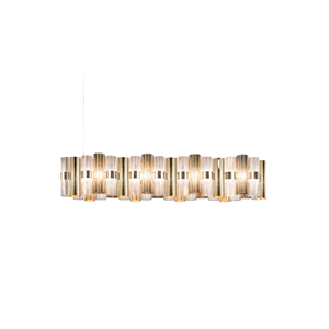 SLAMP La Lollo Lámpara Colgante Lineal 140 Oro