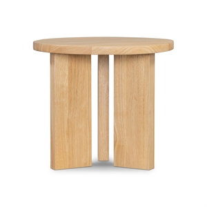 Mesa Auxiliar Decotique Eden Ø50 Roble