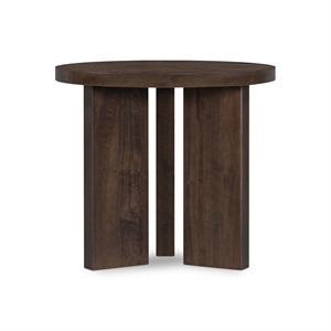 Mesa Auxiliar Decotique Eden Ø50 Roble Ahumado
