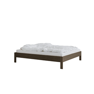 Cama Rye Sleep Owner sin Cabecero 200x200 en Roble Ahumado