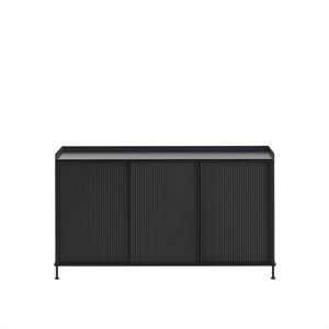 Mesa Auxiliar Muuto Enfold 148x45 Negro/ Negro Antracita