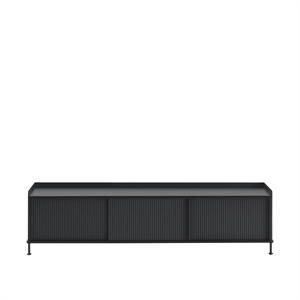 Mesa Auxiliar Muuto Enfold 186x45 Negro/ Negro Antracita