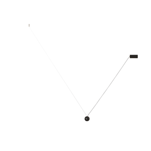 Estiluz Brújula 1 Lámpara Colgante 2700K Negro