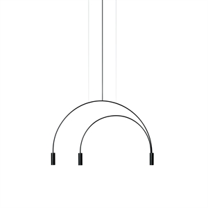 Estiluz Volta 3 Lámpara colgante 3000K Negro